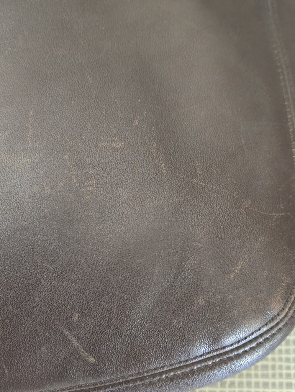 Coach 4177 Flatiron Mahogany Brown Hobo Bag Purse Vintage Leather Distressed - Picture 12 of 16